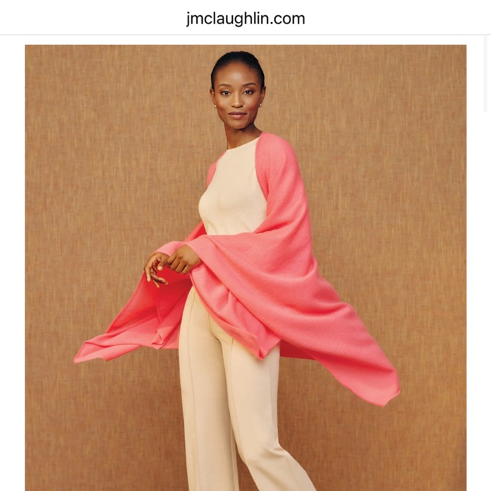 NWT J. McLaughlin Rose Cashmere Wrap